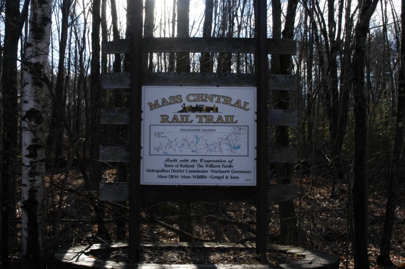 Mass Central Rail Trail – Wachusett Sections in Rutland – Rutland MA