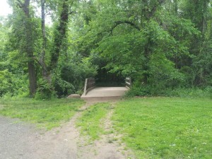 Bridge along trail